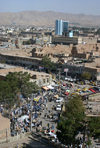 Afghanistan - Herat - new and old buildings meet - photo by E.Andersen