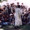 Afghanistan: Kuchi man dancing  - a Kuchi is a transhumant or nomadic pastoralist - photo by Anne Dinnan