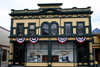 Alaska - Skagway: Klondike gold rush national historical park - former Railroad building (photo by Robert Ziff)