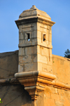 Oran, Algeria / Algrie: guerite - Chateau Neuf Spanish fortress - Rue Commandant Ferradj - photo by M.Torres | guerite - Chateau Neuf - Rue Commandant Ferradj, ex Capitaine Vales