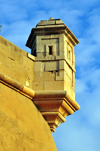 Oran, Algeria / Algrie: guerite and sky - Chateau Neuf Spanish fortress - Rue Commandant Ferradj - photo by M.Torres | guerite et ciel - Chateau Neuf - Rue Commandant Ferradj, ex Capitaine Vales