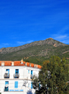 Algrie - Bjaa / Bougie / Bgayet - Kabylie: Hpital Frantz Fanon, la montagne Gouraya et son fort - photo par M.Torres