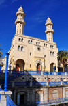 Algrie - Bjaa / Bougie / Bgayet - Kabylie: Mosque Sidi El Mouhoub et place M.T.Gomes - vue du Balcon Bora Bora - photo par M.Torres