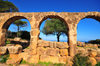 Tipaza, Algeria / Algrie: arches - Great Christian Basilica - Tipasa Roman ruins, Unesco World Heritage site | arcade - Grande Basilique Chrtienne - ruines romaines de Tipasa, Patrimoine mondial de l'UNESCO - photo by M.Torres