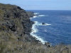 Amsterdam island, TAAF: rugged coastline - photo by F.Lynch