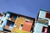 Argentina - Buenos Aires: wood and tin - colours at El Caminito - La Boca (photo by N.Cabana)