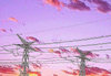 Israel - Electrified sky - pylons (image by Efi Keren)