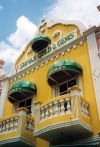 Aruba - Oranjestad: indian touch on main square (photo by M.Torres)