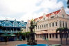 Aruba - Oranjestad: main square (photo by M.Torres)