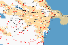 Azerbaijan: Azercell GSM coverage map