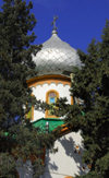 Azerbaijan - Baku: Russian Orthodox Church of Archangel Michael - silver onion - religion - Christianity - photo by Miguel Torres