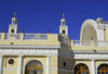 Azerbaijan - Baku: Muslim Magomayev State Philarmony /  philharmonic - architect G.Termikelov - external concert hall - Istiglaliyyat Street - photo by M.Torres