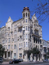 Baku, Azerbaijan: Gadjinskii house - Issa-bey Hajinski Residence - Neftchilar av. - Charles de Gaulle stayed here 1944 - photo by G.Monssen