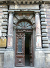 Baku, Azerbaijan: Mirza Alakbar Sabir central library - entrance - photo by N.Mahmudova