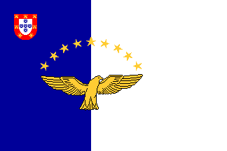 Azores Autonomous Region / Regio Autnoma dos Aores / Azory / Aorerne / Azoren / Assoorid / Azoreak / Asreyjar / Azzorre / Azorai / Azorene / Azore / Azorit / Azorerna - flag