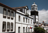 Azores / Aores - So Miguel - Ponta Delgada: Acoreano Oriental street and So Sebastio church / rua do Aoreano Oriental - photo by A.Dnieprowsky