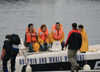 Azores / Aores - So Miguel - Ponta Delgada: leaving for whale and dolphin watching / grupo parte para observao de baleias e golfinhos - photo by A.Dnieprowsky