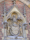 Belgium - Brugge / Bruges (Flanders / Vlaanderen - West-Vlaanderen province): city's coat of arms - Unesco world heritage site (photo by M.Bergsma)