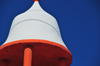 Belize City, Belize: Hindu temple detail - Albert st - bell shape - photo by M.Torres