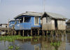 Ganvie, Benin: houses on stilts - lacustrian dwellings - probably the largest lake village in Africa - Lake Nokou - photo by G.Frysinger