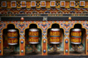 Bhutan - Prayer wheels, in Cheri Goemba - photo by A.Ferrari