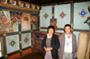 Bhutan - Ura village - Bhutanese woman and teenager in their house - photo by A.Ferrari