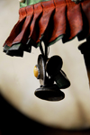 Bhutan, Thimphu: Prayer wheel detail - photo by J.Pemberton