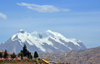 La Paz, Bolivia: mount llimani, Cordillera Real - symbol of the city - Parque Metropolitano Laikacota, Parque Urbano Central - photo by M.Torres