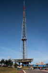 Brazil / Brasil - Brasilia: TV tower - Torre de Televiso Projeto de Lucio Costa (photo by M.Alves)