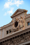 So Paulo, Brazil: ocolus - facade detail of the State Secretariat of Justice, former Secretariat of Agriculture - aka Ernesto Leme palace, on Ptio do Colgio - engineer and architect Francisco de Paula Ramos de Azevedo - photo by M.Torres