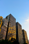 So Paulo, Brazil: skyscrapers in the city center, along Anhangaba valley, Lbero Badar street - Grande So Paulo, Mercantil Finasa and Conde Prates buildings - photo by M.Torres