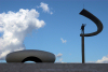 Brazil / Brasil - Brasilia / BSB (DF): President Juscelino Kubitschek de Oliveira mausoleum - JK - architect: Oscar Niemeyer (photo by M.Alves)