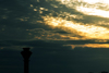 Mississauga, Ontario, Canada: control tower and sunset sky - Toronto Pearson International Airport - IATA: YYZ, ICAO: CYYZ - photo by M.Torres