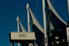 Vancouver, BC, Canada: close-up of Port of Vancouver sign - photo by D.Smith