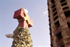 Catalonia - Barcelona: cross - the Sagrada Familia cathedral - photo by M.Bergsma