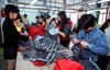 Dongguan, Guangdong province, China: seamstress - Chinese factory workers - photo by B.Henry