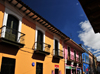 Bogota, Colombia: Colonial houses on Calle 8 - Old City - Centro Administrativo - La Candelaria - photo by M.Torres