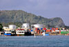 Moroni, Grande Comore / Ngazidja, Comoros islands: oil depot and the port, near the old airport - Comores Hydrocarbures - photo by M.Torres