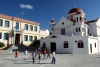 Crete - Sitia / JSH (Lassithi prefecture): church and schoolyard (photo by Alex Dnieprowsky)