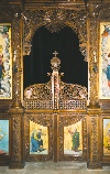 Crete - Moni Arkadiou (Rethimno prefecture): detail of the iconostasis (photo by Miguel Torres)