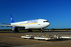 Punta Cana, Dominican Republic: Iberworld Airbus A330-322 EC-IJH and trolleys for containers and palettes - Punta Cana International Airport - PUJ / MDPC - photo by M.Torres