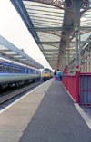 Warrington, Cheshire, England, UK: trains at the Central Station - photo by D.Jackson