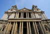 London: St Paul's Cathedral - western faade - seat of the Bishop of London - Renaissance style - architect Christopher Wren - City - photo by M.Torres