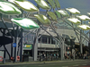 London, England: Stratford Centre's metal trees, Newham - photo by A.Bartel