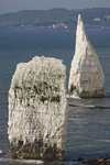 Old Harry Rocks, Jurassic Coast, Dorset, England: The Pinnacles - chalk stacks - UNESCO World Heritage Site - photo by I.Middleton