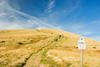 Peak District, Derbyshire, England: trail and slope - Losehill Pike Ward's Piece - near Castleton - photo by I.Middleton