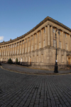 Bath, Somerset, South West England, UK: the Royal Crescent - architect John Wood the Younger - photo by T.Marshall