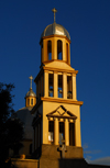 Addis Ababa, Ethiopia: St Ragueal church - bell tower and dome - mercato area - photo by M.Torres