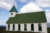 Gjgv village, Eysturoy island, Faroes: the first church to feature services in the Faroese language - built in 1929 - photo by A.Ferrari