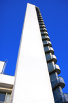 Finland - Helsinki: Helsinki Olympic stadium - tower closeup - architects Yrj Lindegen and Toivo Jntti - Olympiastadion - photo by Juha Sompinmki